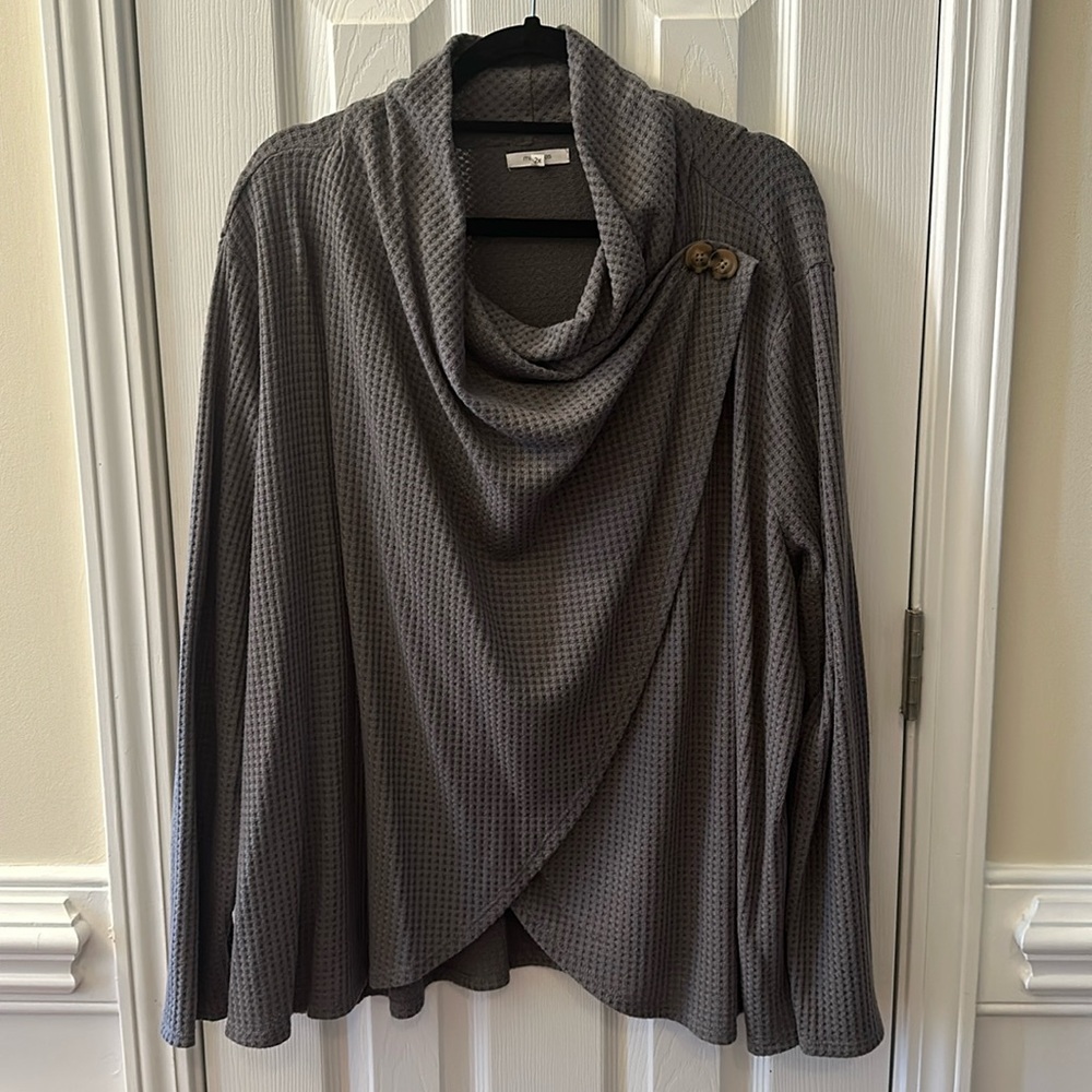 Maurices Waffle Knit Top 2X